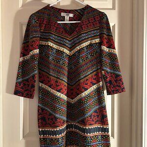 Fall Colors Wisp A-Line Dress